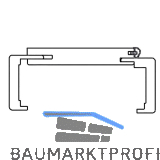 SOLIDO Trend Fertigholzzarge wei� glatt lackiert Links 800/2010/190 mm