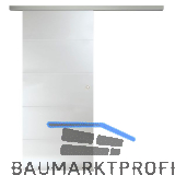 SOLIDO Glasschiebet�r Set Liga 4 Reflo, Beschl�ge/Muschelgriff silber, 820x2100