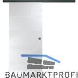 SOLIDO Glasschiebet�r Set Liga 4 Reflo, Beschl�ge/Muschelgriff schwarz, 820x2100