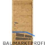 SOLIDO Creativt�re Florenz Wildeiche quer, natur ge�lt VB Rechts TBA 650/2030 mm