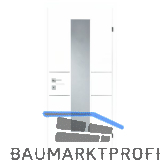 SOLIDO Creativt�re Line-Q wei� lackiert Alu-Lisene GL Rechts TBA 900/2030 mm