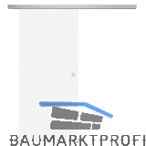 SOLIDO Glasschiebet�r Set Satiniert, Beschl�ge/Muschelgriff silber, 920x2100