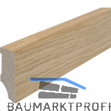 ADMONTER Sockelleiste Eiche wei� ge�lt, 16/40