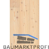 ADMONTER Bodenmuster Landhausdiele L�rche Alba, geb�rstet, wei� ge�lt