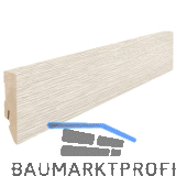 HARO Laminat Sockelleiste Bergeiche wei�grau, 16/58