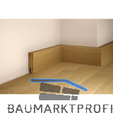 TILO Sockelleiste Eiche Alpin, massiv, versiegelt, geb�rstet 17/50