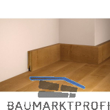 TILO Sockelleiste Eiche Alpin Caramel, massiv, versiegelt, geb�rstet 17/50