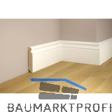 TILO Sockelleiste weiss RAL 9016 foliert 16/75