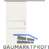 SOLIDO Donau Schiebet�re Set CPL Authentic Bianco quer, 2 Lisenen, 720x2070