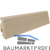 HARO Massiv-Sockelleiste furniert Eiche sandgrau naturaDur