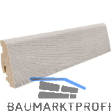 DISANO Sockelleiste Eiche naturwei�, wasserresistent 19/58