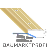 K�GELE Treppenwinkel Alu sand eloxiert, gelocht, 25/10/1000 mm