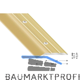 K�GELE Einfassprofil Alu sand eloxiert, gelocht, 30/1000 mm