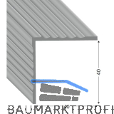 Mauerkantenprofil PVC wei�, 40 x 40 mm, 1500 mm