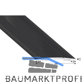 K�GELE Abdeckprofil Alu schwarz, selbstklebend, Breite 38 mm, 1000 mm