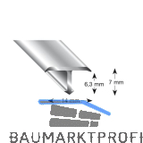 K�GELE T-Profil Alu silber eloxiert 14/7/2700 mm