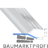 K�GELE Abschlussprofil 201, Alu silber eloxiert, gebohrt, 15 mm, 2700 mm