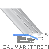 K�GELE Abschlussprofil 201, Alu silber eloxiert selbstklebend, 2700/30 mm