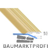 K�GELE Abschlussprofil 201, Alu sand eloxiert selbstklebend, 2700 mm