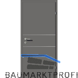 SOLIDO Smart Innent�re CPL Titangrau, 2 Lisenen VB Rechts TBA 1050/2030mm