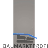 SOLIDO Glasschiebet�r BlackShine, mit Sto�griff Bohrung 820x2100