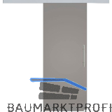 SOLIDO Glasschiebet�r Set BlackShine, Beschl�ge/Sto�griff silber, 920x2100