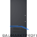 SOLIDO Glasschiebet�r BlackDark, mit Sto�griff Bohrung 920x2100