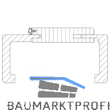 SOLIDO Donau Fertigholzzarge stumpf CPL wei� RAL 9016 LI 850/2010/210 mm