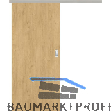 SOLIDO Donau Schiebet�re Set CPL Natura Eiche l�ngs, 820x2070 mm