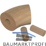 Handlauf-Baukastensystem Handlaufkr�mmer 45� Eiche lackiert