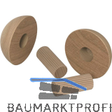 Handlauf-Baukastensystem Endhalbkugel Eiche lackiert