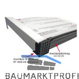 Anschlussdichtung Standard 25/Soft 40 wei�