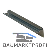 Loggia Abschluss Standard 25 blank L�nge 380mm rechts