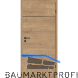 SOLIDO Smart Innent�re CPL Asteiche 4 Lisenen schwarz VB LI TBA 1050/2030 mm