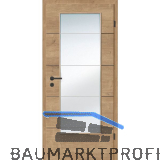 SOLIDO Smart Innent�re CPL Asteiche 4 Lisenen schwarz GL LI TBA 800/2030 mm