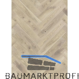 SOLIDO Fischgr�t Eiche ruhig leicht geb�rstet, wei� ge�lt, 14 mm