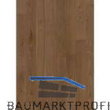 SOLIDO Landhausdiele Esche Haselnuss, leicht geb�rstet, braun ge�lt, 14 mm
