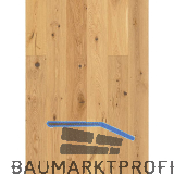 SOLIDO Landhausdiele Eiche lebhaft Grande, leicht geb�rstet, natur ge�lt, 14 mm