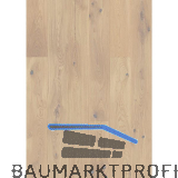 SOLIDO Landhausdiele Eiche kraftvoll, leicht geb�rstet, wei� ge�lt, 14 mm