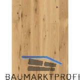 SOLIDO Landhausdiele Eiche lebhaft, leicht geb�rstet, natur ge�lt, 14 mm