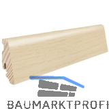 HARO Massiv-Sockelleiste furniert Esche lichtwei� furniert ge�lt, 19x58
