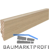 HARO Sockelleiste furniert, Eiche lichtwei� strukturiert ge�lt, 16/58