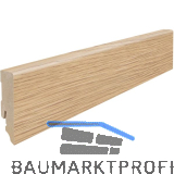 HARO Laminat Sockelleiste, Eiche hell lebhaft, Eiche Portland puro, 16/58