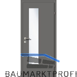 SOLIDO Smart Innent�re CPL Titangrau GL EN-S Rechts TBA 900/2030 mm