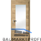 SOLIDO Smart Innent�re CPL Ripped Eiche quer 2 Lisenen GL RE TBA 850/2030 mm