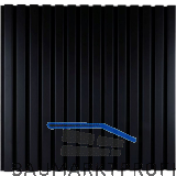 Akustikpaneel mit Softkante schwarz / schwarz