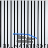 Akustikpaneel mit Softkante wei� / schwarz