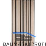 Designpaneel plus Muster Eiche Natur MDF schwarz