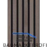 Akustikpaneel Muster mit Softkante Eiche grau roh / schwarz