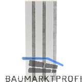 Akustikpaneel Muster mit Softkante foliert wei� / wei�